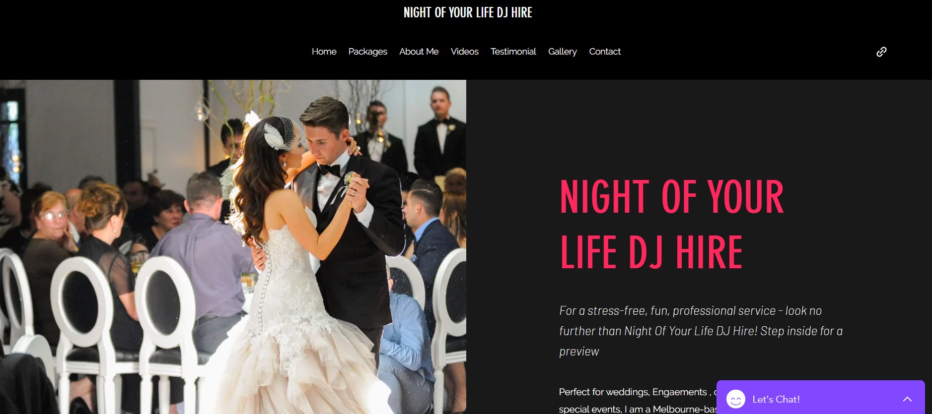 Night Of Your Life Dj Hire