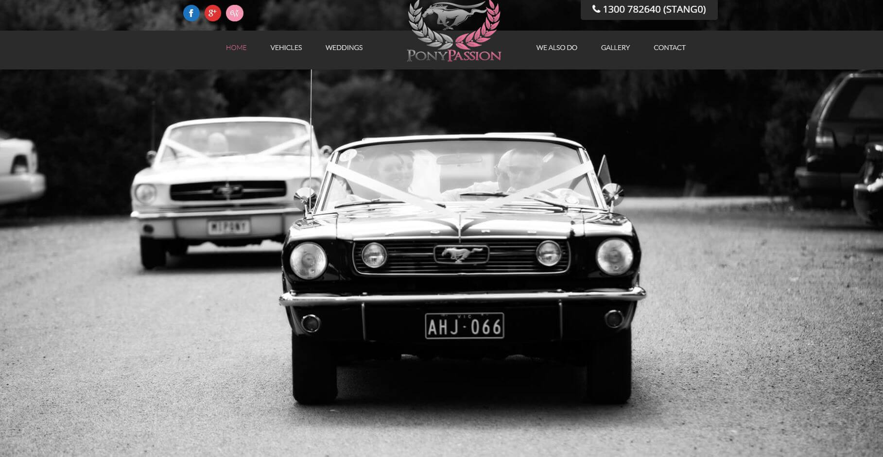 Pony Passion Classic Car Hire Wedding Melbourne