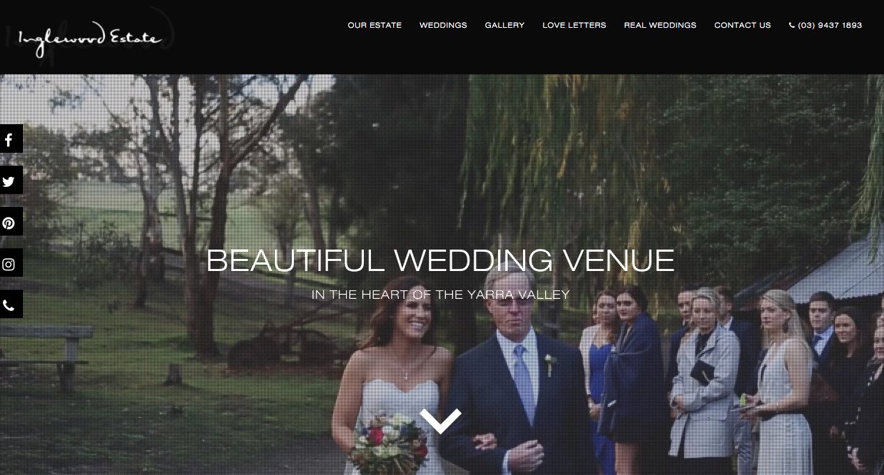 Inglewood Estate Wedding Reception Venue Yarra Valley