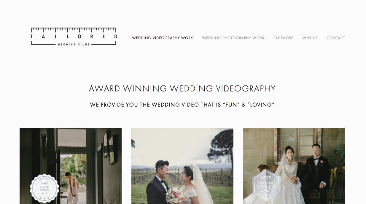 Tailored Wedding Films - Wedding Videographer Mornington Peninsula