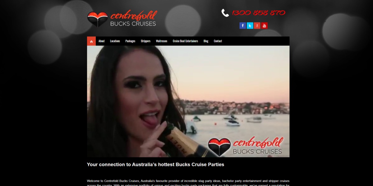 Centrefold Bucks Cruises Night Party Sydney