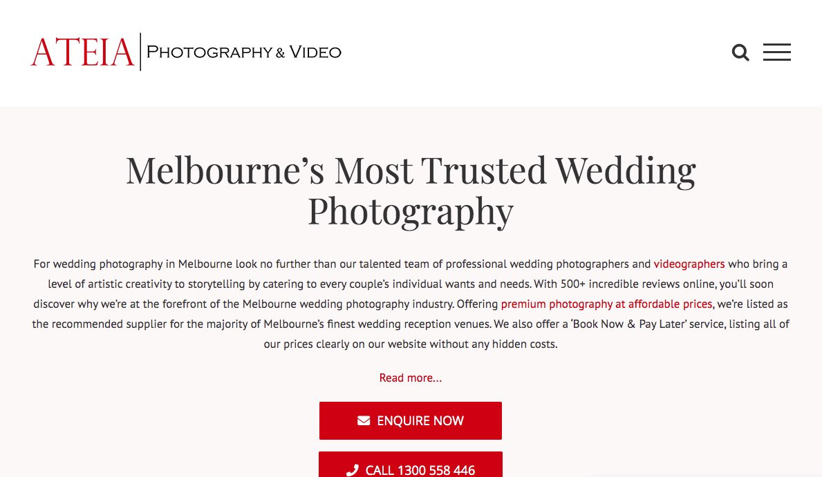 Ateia Photography Wedding Video Production Company Melbourne