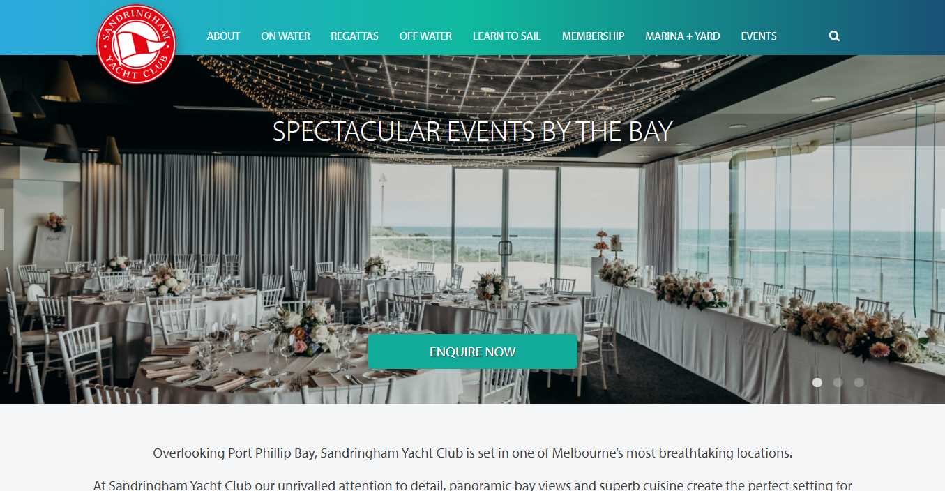 Sandringham Yacht Club Beach And Waterside Wedding Accommodations In Melbourne
