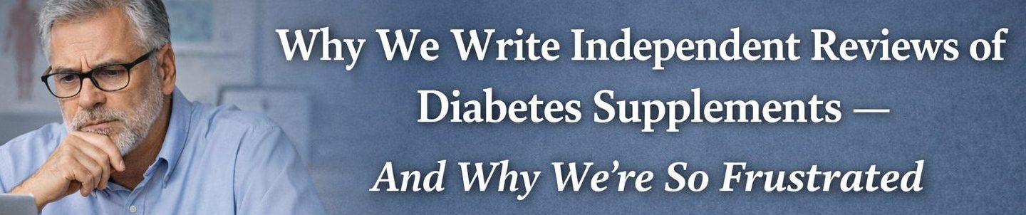 frustration with diabetes supplement reviews